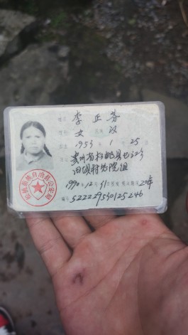 失踪人员：李正芬